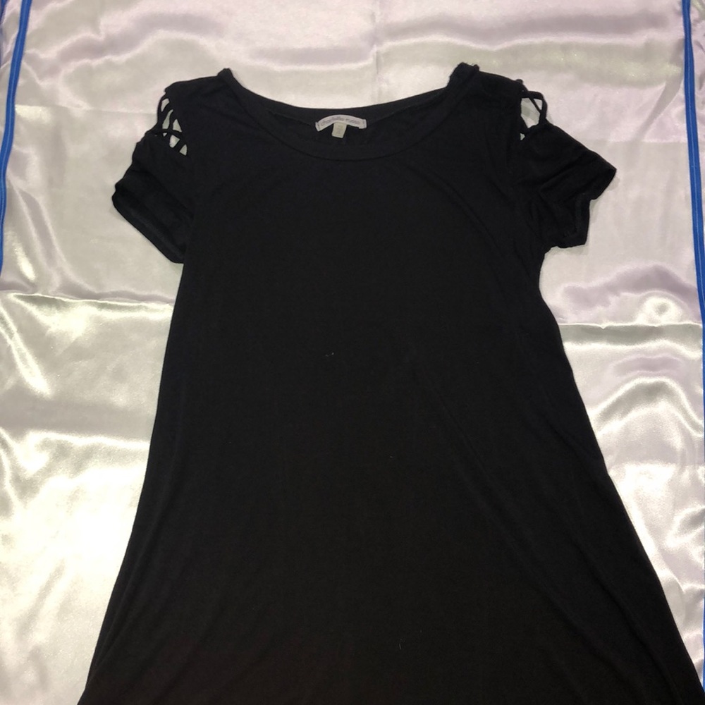 Plain black charlotte russe dress